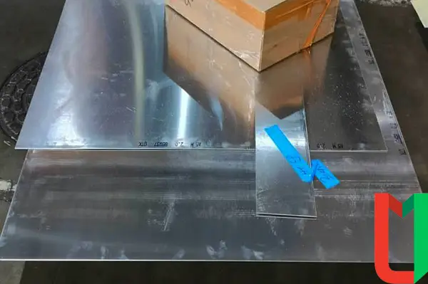 Алюминиевый лист 5,5х1600х1400 мм В95А оцинкованный