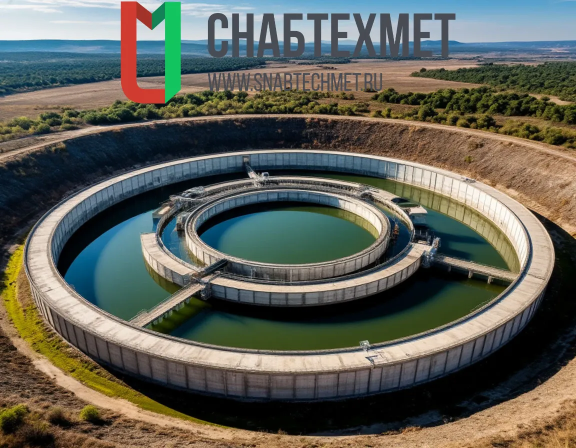 Отстойник промышленного типа